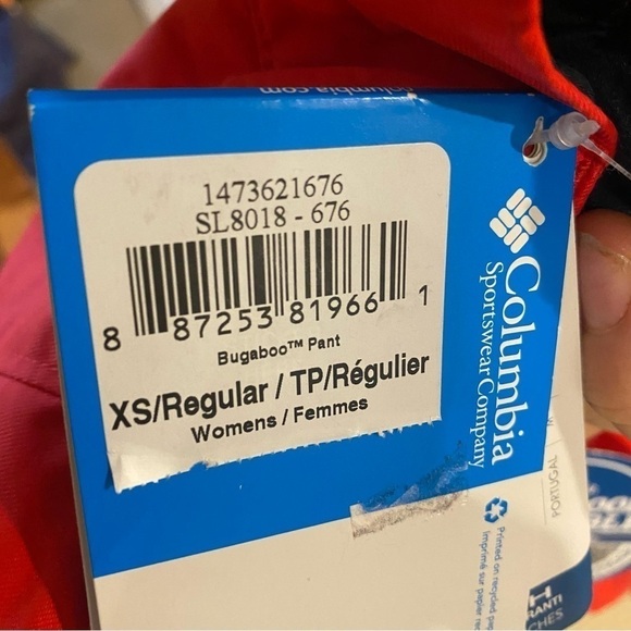 Columbia hot pink womens snow ski Bugaboo pants omnitech XS NWT - Picture 6 of 8